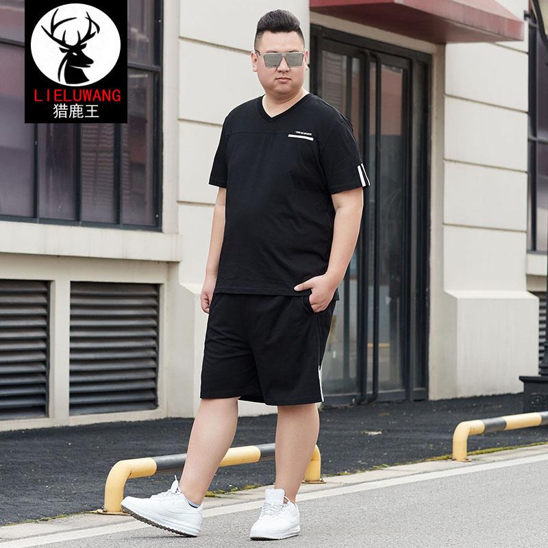 高档夏季男士加大号运动套装胖子薄款短袖t恤宽松加肥加大码健身在类目 男装, 套装, 休闲运动套装中 - 来自Buy2taobao.com提供专业的淘宝代购服务