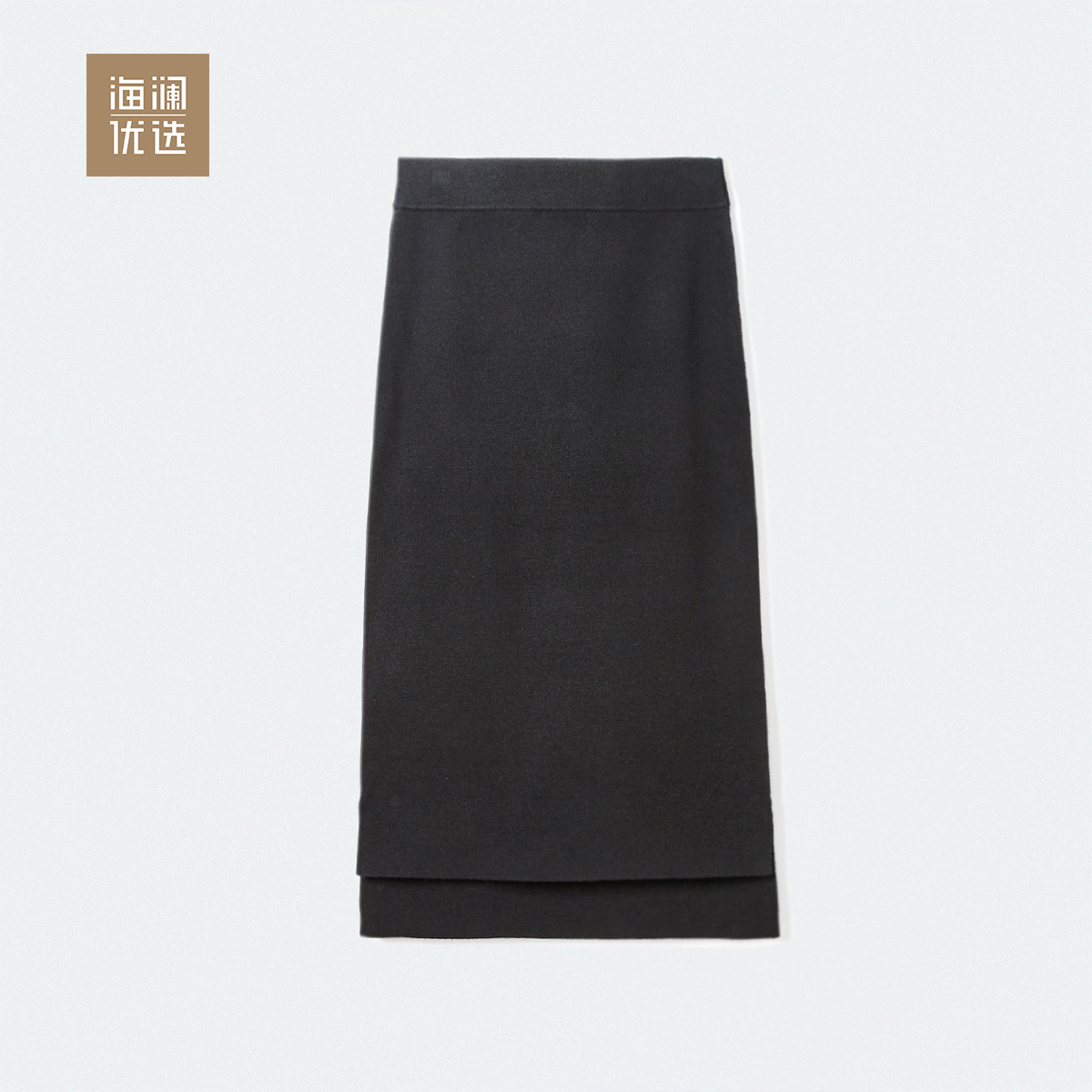 2019热卖针织半身裙秋季前短后长松紧高腰直筒裙海澜优选|ruв категории Женская одежда, юбка - от Buy2taobao.com для оказания профессиональной услуги покупки агента Taobao