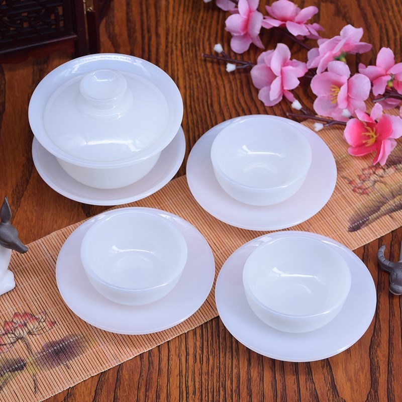 a complete set teacup suit household ceramics tea set teacup Jade porcelain Kung Fu Tea Make tea Tea cup Cover bowl teapotin the Tableware , Tea set , Kung Fu Tea category - from Buy2taobao.com to provide professional Taobao agent buy service