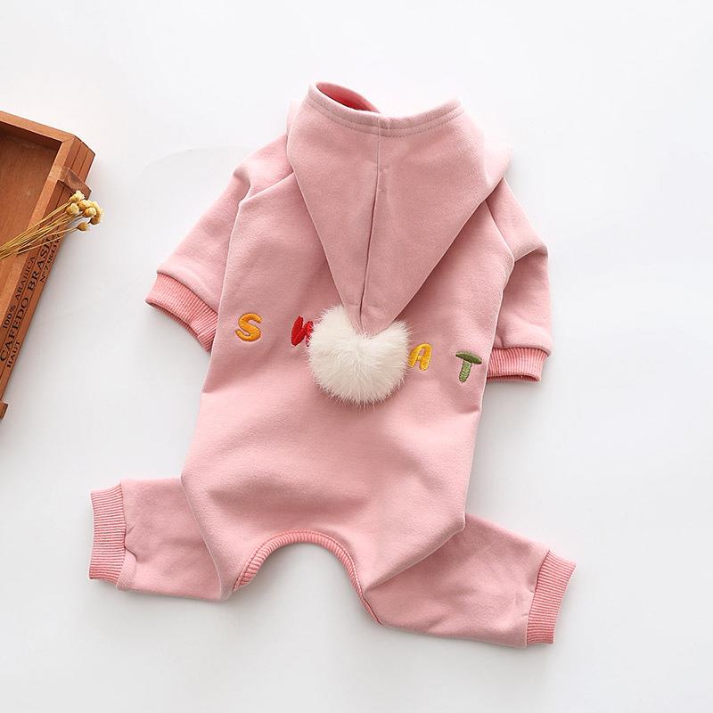 宠物秋冬装纯棉睡衣居家服泰迪比熊博美四脚衣服狗狗加绒厚打底衣|ruв категории животное/Животное питание и принадлежностей, одежды и аксессуаров для домашних животных, домашний костюм/плащ - от Buy2taobao.com для оказания профессиональной услуги покупки агента Taobao