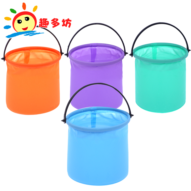 彩色可折叠洗笔筒 多功能塑料小水桶手提水桶幼儿园儿童绘画用品|msdalam kategori Toy/bayi/teka-teki/blok bangunan/model, mainan lain - dari Buy2taobao.com untuk memberikan perkhidmatan ejen Taobao profesional membeli