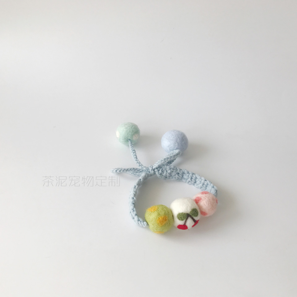 现货手工宠物项圈布偶饰品宠物项圈泰迪项圈宠物聚会礼大号球球|msdalam kategori haiwan peliharaan/makanan haiwan dan bekalan, Haiwan pakaian dan aksesori, tali/senarai - dari Buy2taobao.com untuk memberikan perkhidmatan ejen Taobao profesional membeli