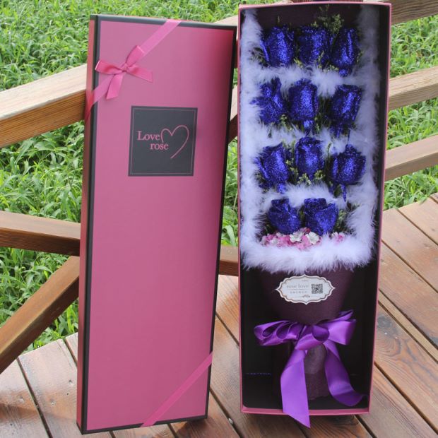 BLUELOVER rose Gift box Bouquet of flowers flower express Same city Distribution Valentines Day gift giftin the Flower delivery/Flowers simulation/Plants gardening , Flower delivery(City) category - from Buy2taobao.com to provide professional Taobao agent buy service