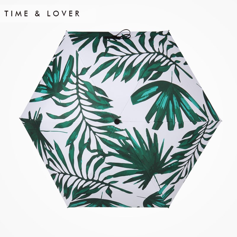 TIME&LOVER Ultralight Palm leaf fold Umbrella Dual use Sunscreen Parasol sunshade ultraviolet-proofin the Home Daily , Umbrella/Rain gear/Rain/Moistureproof , Umbrella category - from Buy2taobao.com to provide professional Taobao agent buy service