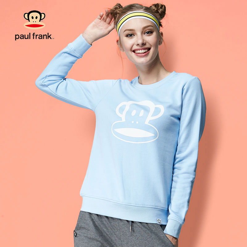 Paul Frank 大嘴猴女装运动休闲印花卫衣 2018秋装长袖宽松套头衫在类目 运动服/休闲服装, 运动卫衣/套头衫中 - 来自Buy2taobao.com提供专业的淘宝代购服务