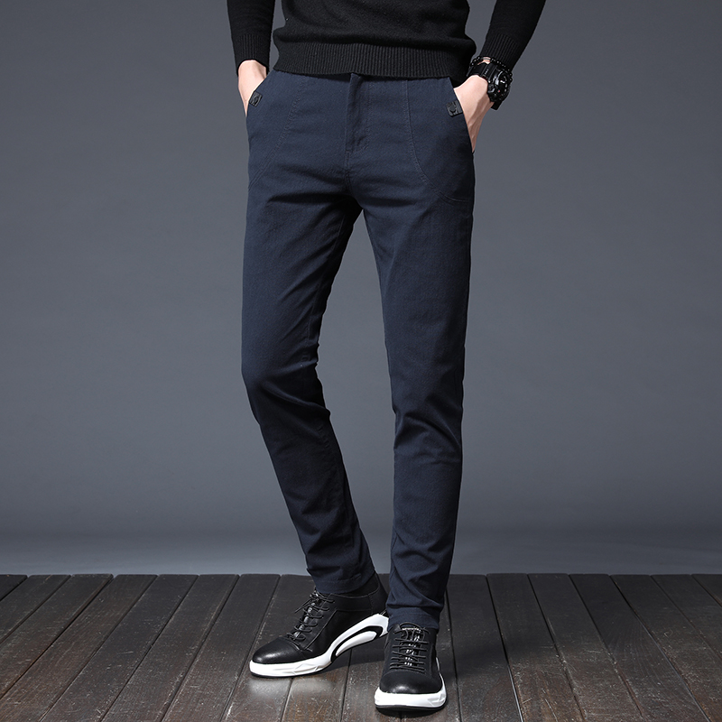 Spring and summer new pattern man Casual pants Spring Korean Edition Trend trousers Elastic waist Casual pants Self cultivation Pencil Pantsin the Men's clothing, Casual pants category - from Buy2taobao.com to provide professional Taobao agent buy service