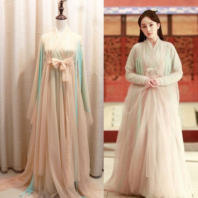 Peach blossom Same item Flower and Bone costume Spread Hanfu Same item ancient costume Sansei Ruskirtin the Women's clothing/Boutique , Costume/National costume/Stage costumes , National costume/Costumes category - from Buy2taobao.com to provide professional Taobao agent buy service