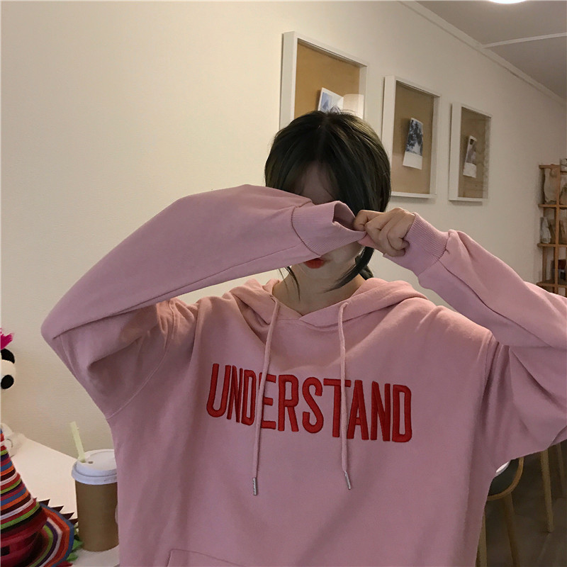怪味少女卫衣女韩版潮2018新款原宿风学生宽松bf薄款ins超火长袖在类目 女装/女士精品, 卫衣/绒衫中 - 来自Buy2taobao.com提供专业的淘宝代购服务