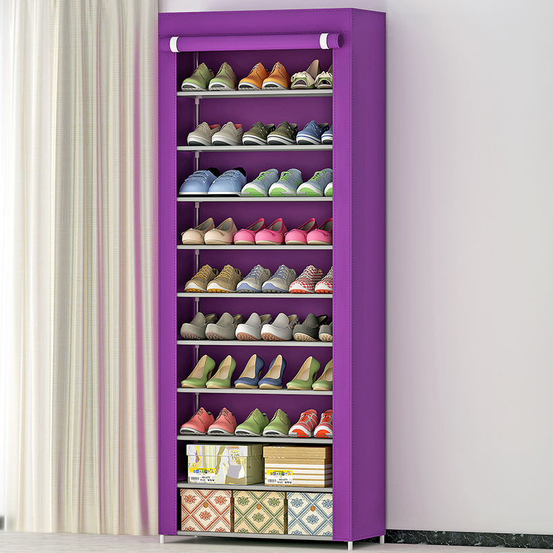 AI style Dust and moisture 10 Simple layer shoe rack Shoe cabinet Storage cabinet Free Assemble Shoe cabinet Lockersin the Residential furniture , Cabinet , Shoebox category - from Buy2taobao.com to provide professional Taobao agent buy service