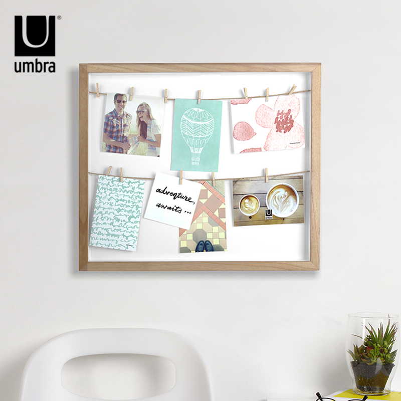 umbra晾衣绳展示盒相框北欧风装饰照片挂墙装饰创意现代简约个性|ruв категории Домашний быт, рамка/рамка - от Buy2taobao.com для оказания профессиональной услуги покупки агента Taobao