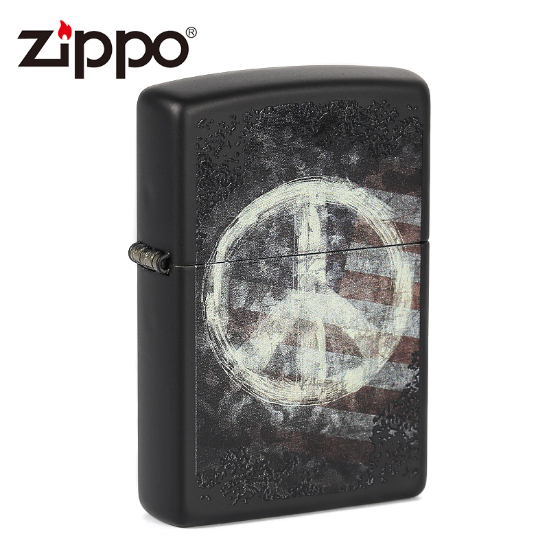 高檔正版彩印歌原裝和平zippo28864專櫃正品黑啞漆專櫃打火機之防在類目 ZIPPO/瑞士軍刀/眼鏡, 品牌打火機及配件, ZIPPO/芝寶中 - 來自Buy2taobao.com提供專業的淘寶代購服務