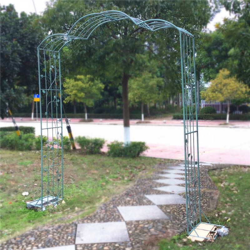 Mu Zi courtyard Iron art Do the old green arch Garden Wedding celebration prop 181CM Wide side 40.5CMin the Flower delivery/Flowers simulation/Plants gardening , Vase/Flower/Flowerpot/Flower (New) , Flower category - from Buy2taobao.com to provide professional Taobao agent buy service