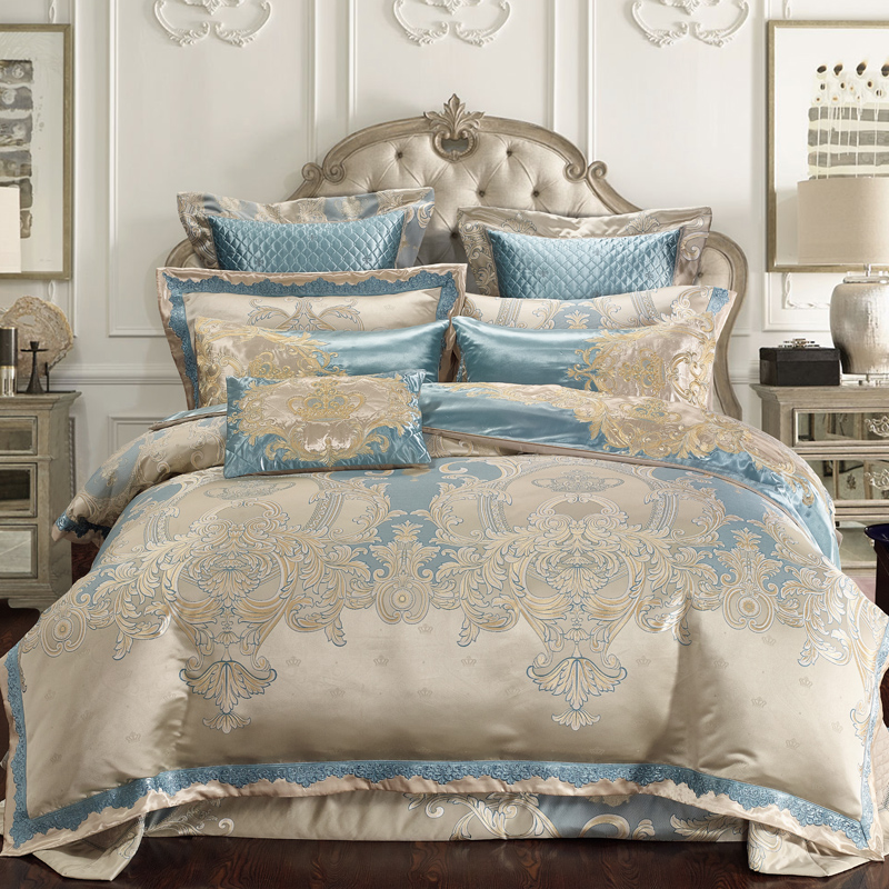 European style villa The bed Supplies high-grade Ten Luxurious Open House High-end Quilt cover Cotton marry Four piece suitin the Bedclothes , Bedding Sets/Family of four/Multiple sets of category - from Buy2taobao.com to provide professional Taobao agent buy service