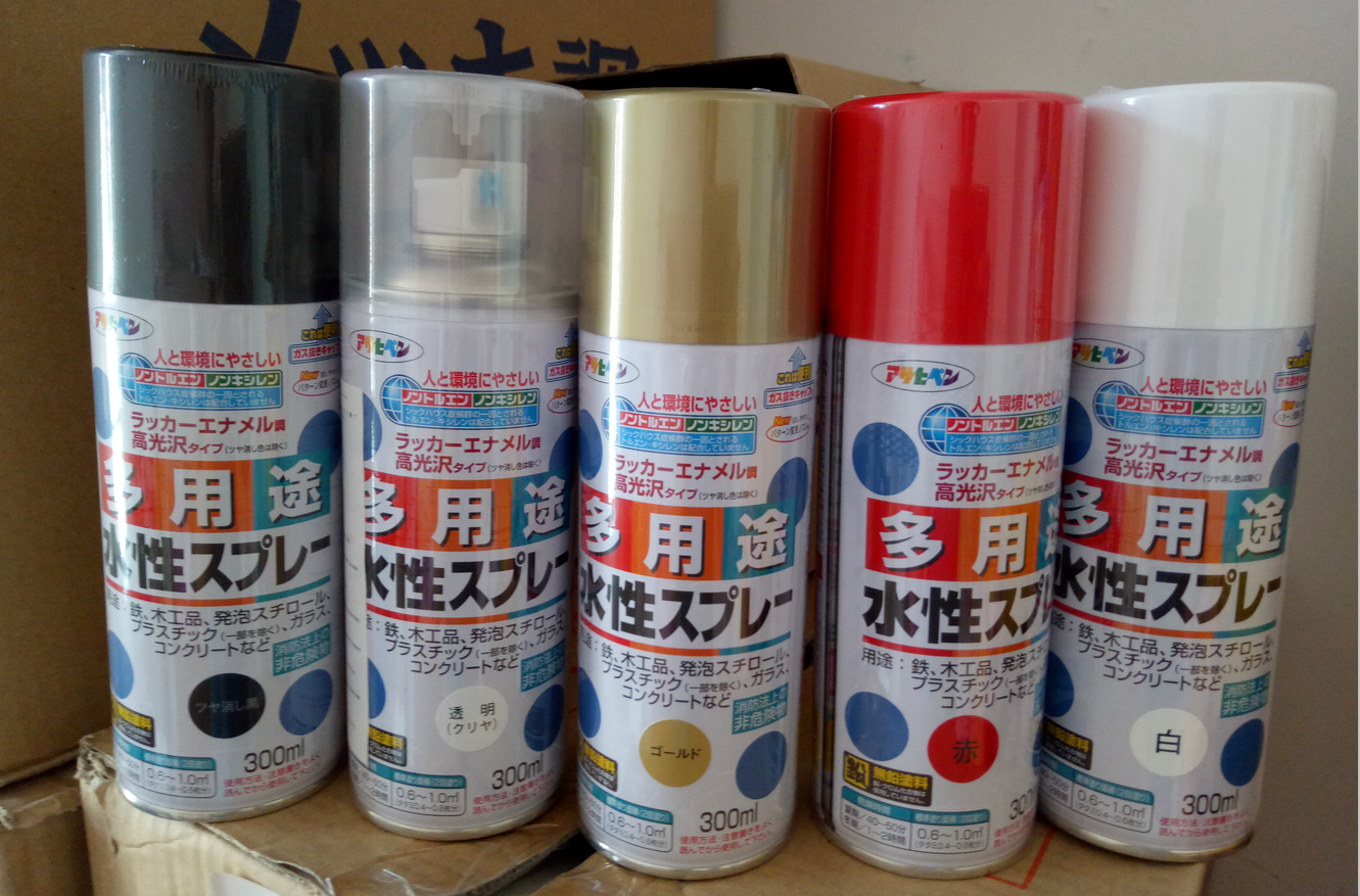 日本进口朝日水性多用途自喷漆金属汽车家具翻新涂鸦手摇自动喷漆在类目 基础建材, 油漆, 木器漆, 水性木器漆中 - 来自Buy2taobao.com提供专业的淘宝代购服务