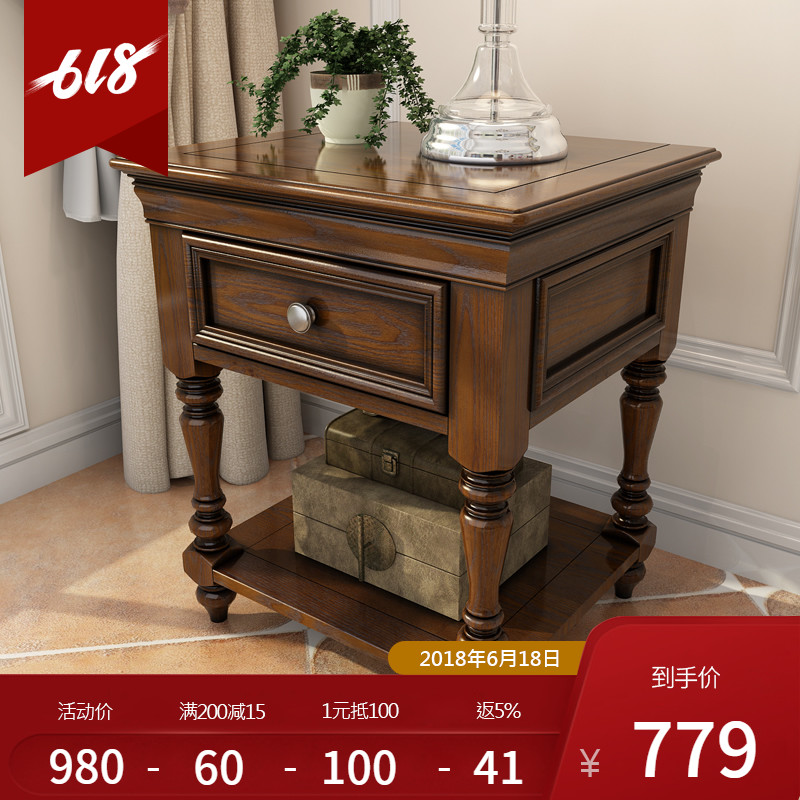 American style All solid wood sofa Side table Corner table Small side table Simplicity bedside cupboard a living room Telephone table Sofa cabinet Side cabinetin the Residential furniture , Categories , Corner a few/Side category - from Buy2taobao.com to provide professional Taobao agent buy service