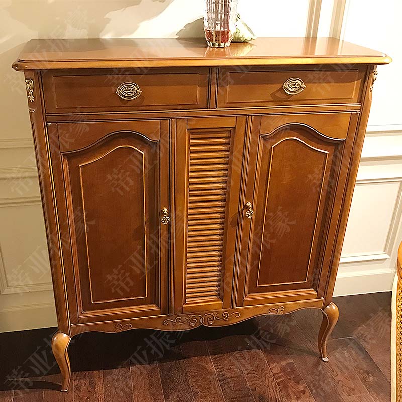 Tia Ho Fontainebleau series L1 a living room solid wood Shoe cabinet European style High-end villa full set furniture customizedin the Residential furniture , Cabinet , Shoebox category - from Buy2taobao.com to provide professional Taobao agent buy service