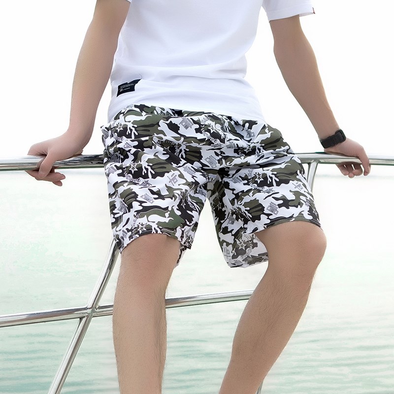 宽松大码男士沙滩裤海边五分中裤休闲运动短裤7分大裤衩睡裤泳裤|msdalam kategori Pakaian Lelaki, seluar santai - dari Buy2taobao.com untuk memberikan perkhidmatan ejen Taobao profesional membeli