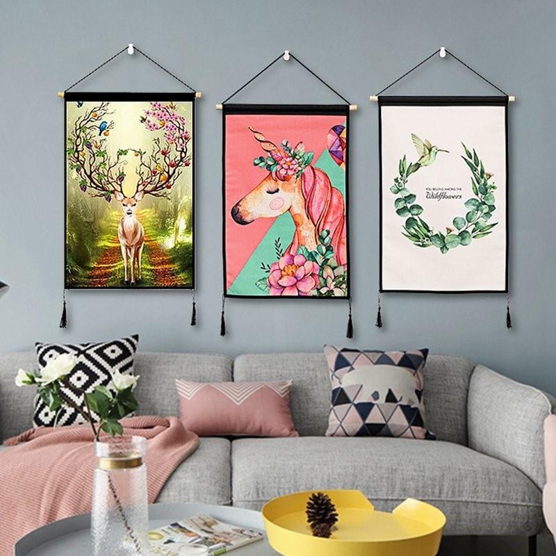 Occlusion Girl Scenery bedroom Tea shop Valance small-scale Room lovely Qiangbu The opening background live broadcast hotelin the Home accessories , Mural category - from Buy2taobao.com to provide professional Taobao agent buy service