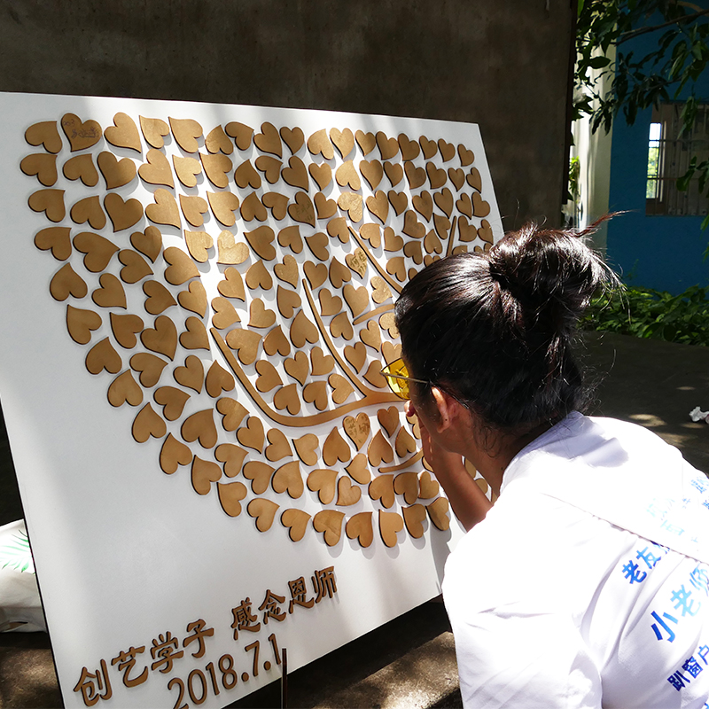 婚礼签到树创意指纹画框定制照片结婚手印签字本年会宾客签名册板|ruв категории фестиваль товаров/подарок, подарочные книги/реестр подписи - от Buy2taobao.com для оказания профессиональной услуги покупки агента Taobao