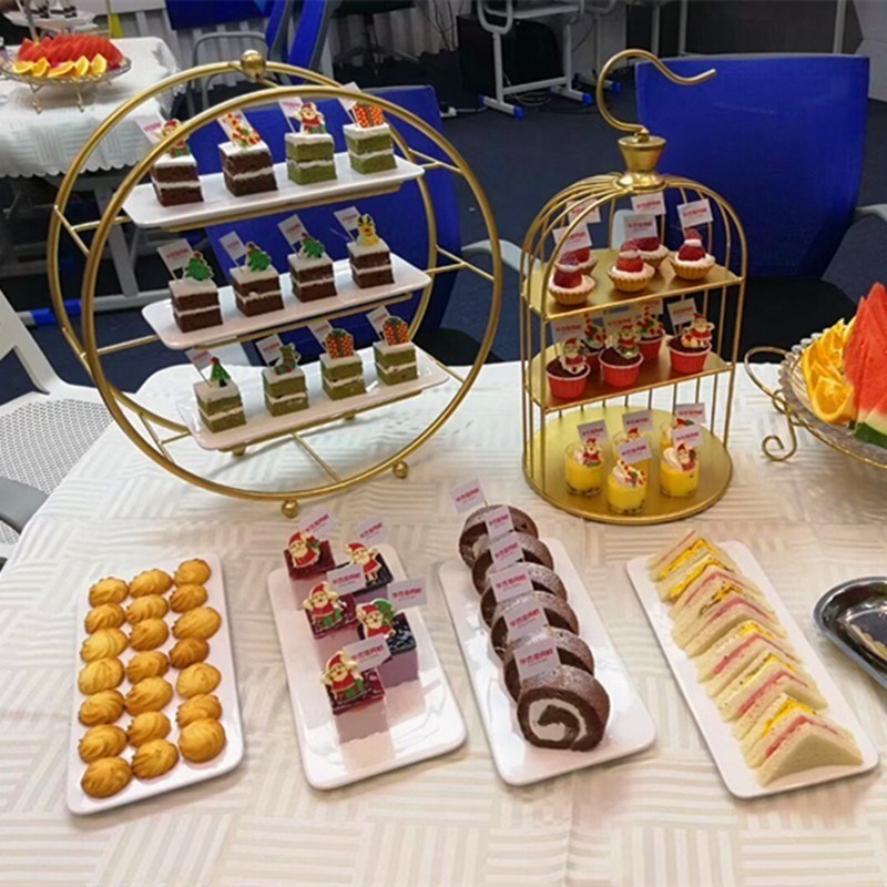 小吃鸟笼点心架多层架酒店自助餐用品摆件甜品台糕点展示架在类目 餐饮具, 餐具, 果盆/果盘/果篮中 - 来自Buy2taobao.com提供专业的淘宝代购服务