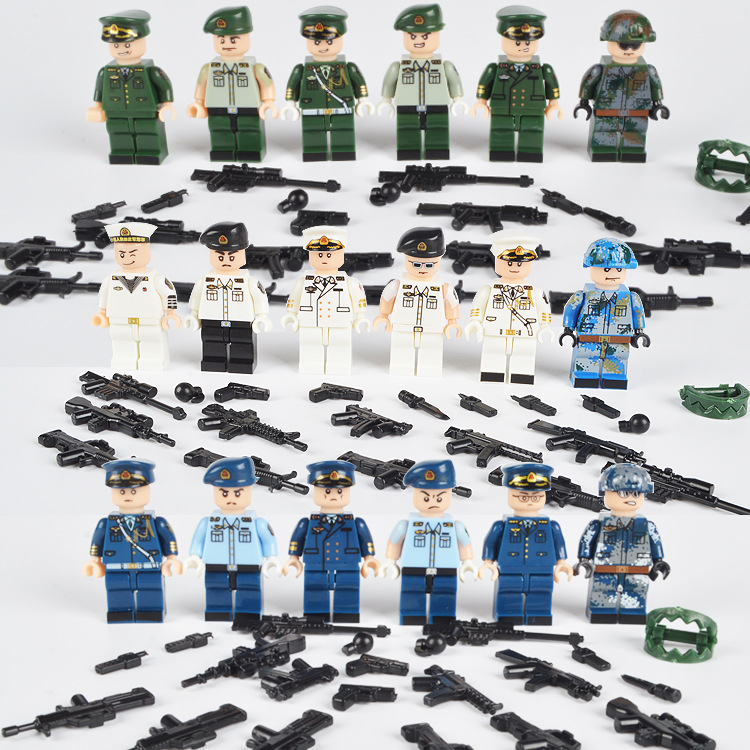 Parade military Villain Doll Sea and air Armed forces Armed SWAT Assemble Building blocks Weapon boy Toysin the Toy/Childs/Puzzle/Building block/Model , Beads/Jigsaw/Pair/Disassembly/Beat Toy , Construction of/Fight inserted blocks category - from Buy2taobao.com to provide professional Taobao agent buy service
