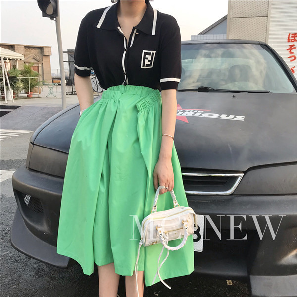 不规则半身裙女夏2019高腰设计感复古宫廷风气质ins超火A字大伞裙在类目 女装/女士精品, 半身裙中 - 来自Buy2taobao.com提供专业的淘宝代购服务