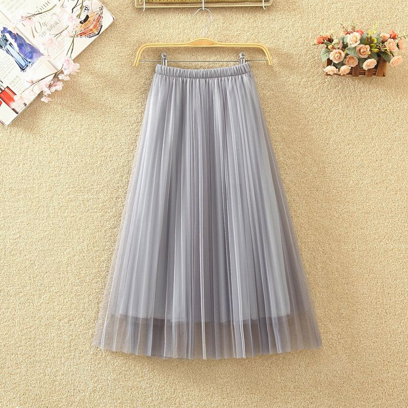 Autumn and winter Jacobs Bouffancy skirt Versatile Mid length version Korean Edition Paige Show thin Pendulum David Yarn skirtin the Women's clothing/Boutique , Skirts category - from Buy2taobao.com to provide professional Taobao agent buy service