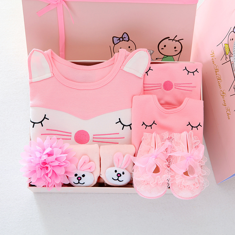 2018 New products Spring Baby Gift Baby moon One hundred days full dress princess Cotton Romper suit newbornin the Children/Baby/Family fitted , Baby Gift category - from Buy2taobao.com to provide professional Taobao agent buy service