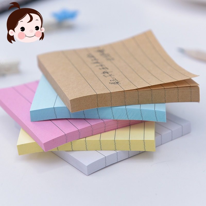 小本子便利贴批发 创意文具彩色N次贴随身便条贴学习办公便签纸
