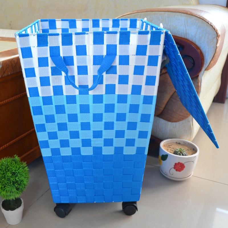 带盖脏衣篮 脏衣服收纳筐篮 玩具筐脏衣桶洗衣篮 带滑轮收纳篮在类目 收纳整理, 家庭收纳用具, 收纳篮, 脏衣篮中 - 来自Buy2taobao.com提供专业的淘宝代购服务