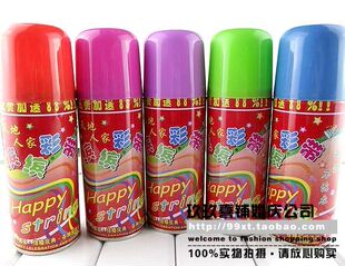  圣诞喷雪派对庆典结婚用品礼炮礼花气球 彩带 喷彩 彩喷 手喷飞雪