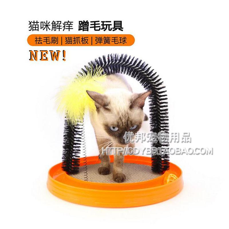 猫用按摩刷宠物除毛刷猫咪挠痒痒猫抓板鸡毛玩具猫咪解痒蹭毛器在类目 宠物/宠物食品及用品, 猫/狗玩具, 猫抓板中 - 来自Buy2taobao.com提供专业的淘宝代购服务