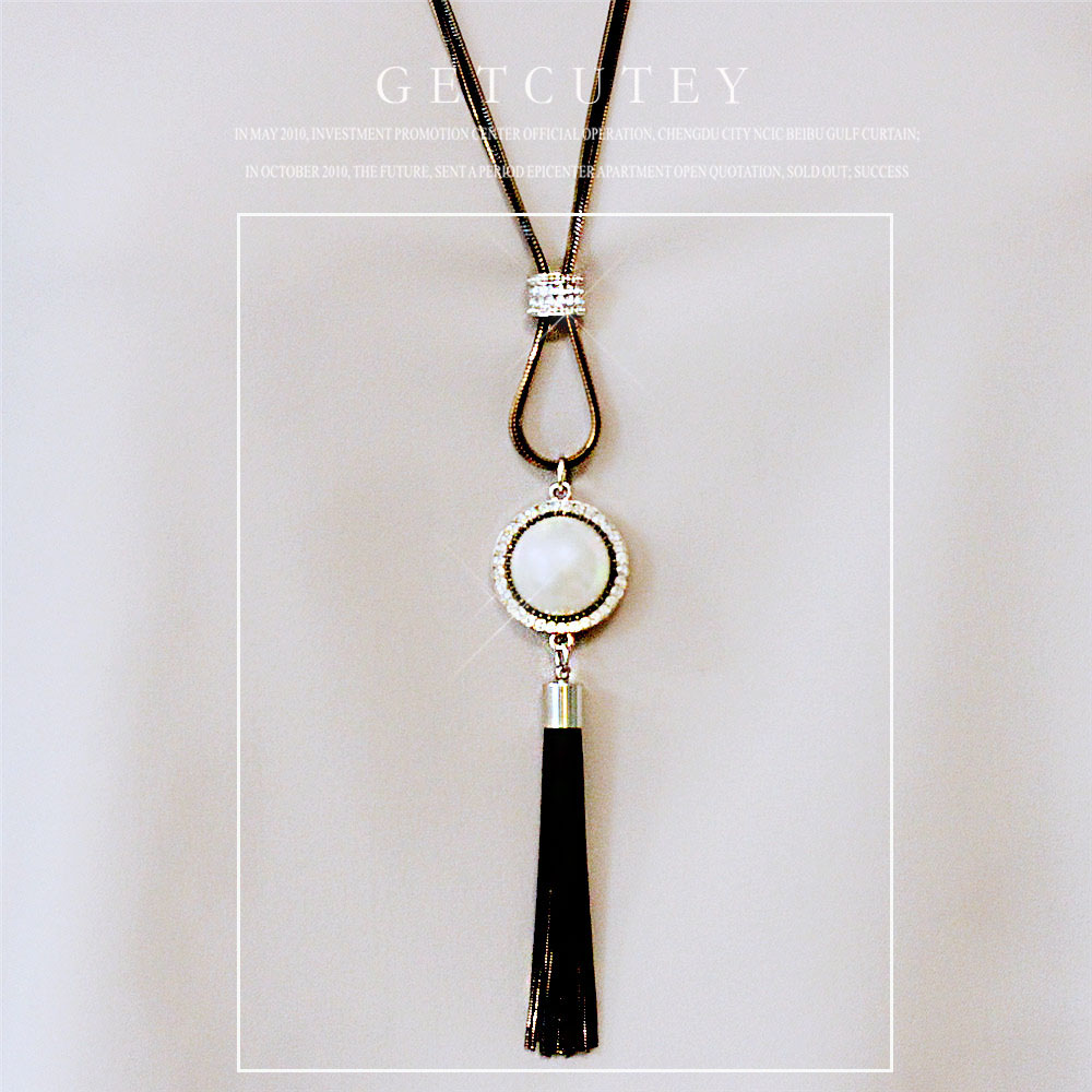 union the republic of korea tassels Pearl have more cash than can be accounted for sweater chain personality Versatile Necklace Japan and South Korea Necklace temperament Jewelryin the Accessories/Fashion Jewelry, Necklace category - from Buy2taobao.com to provide professional Taobao agent buy service