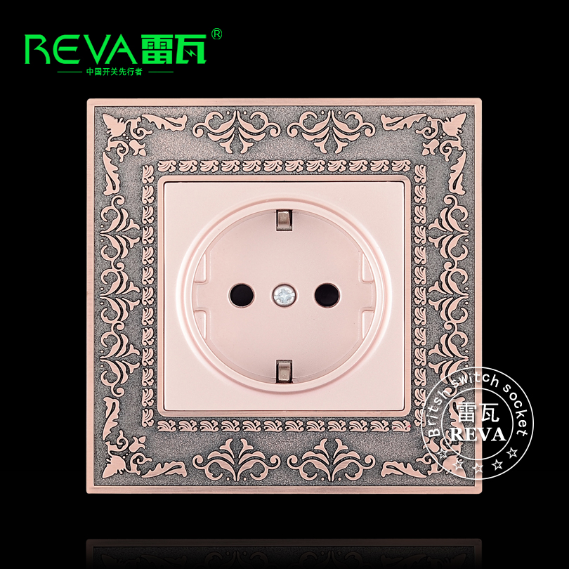 German standard German Wall source socket Carved Kirsite household Dark outfit Germany Europe source socket panelin the Electronic/Electrician , Outlet , Power outlet category - from Buy2taobao.com to provide professional Taobao agent buy service