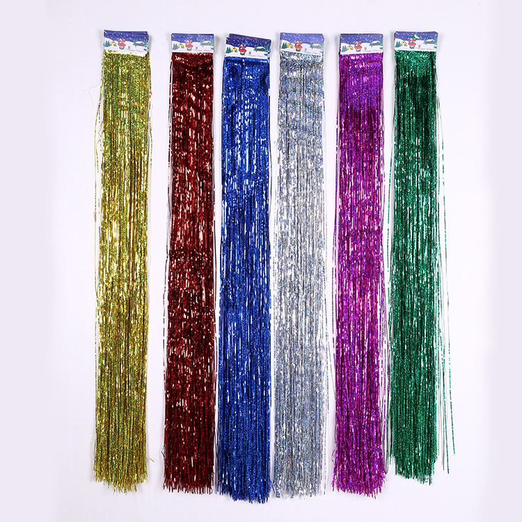 Selling laser Rain Marriage room arrangement Supplies Color bar Colorful silk 1 tassels balloon parts Color curtainin the Festive supplies/Gift , Garland category - from Buy2taobao.com to provide professional Taobao agent buy service
