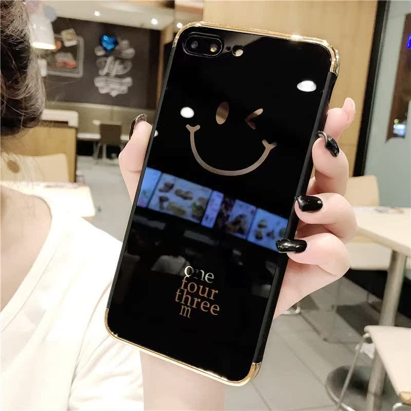 iphone7手机壳潮牌7p情侣个性创意苹果6s简约笑脸6plus女款i7在类目 男装, 背心/马甲中 - 来自Buy2taobao.com提供专业的淘宝代购服务