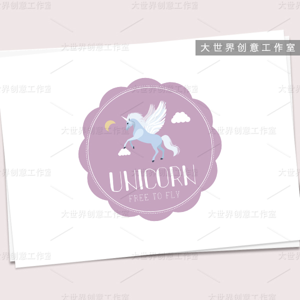 unicorn Castle 2 The big world logo sign Trademark Shop standard head portrait design Children's mother 22in the Business affairs/Design Services, Design Services, Graphic Design, Trademark logo Design category - from Buy2taobao.com to provide professional Taobao agent buy service