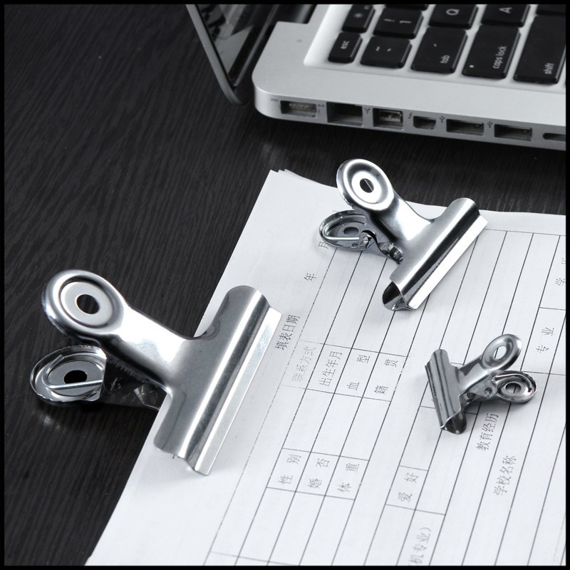 Bills Large file Strength Clamp Stainless steel to work in an office Stationery Supplies Purse Large fixedin the Electronic Dictionary/Electronic paper book/Stationery , Binding Supplies , Purse/Binder Clips category - from Buy2taobao.com to provide professional Taobao agent buy service