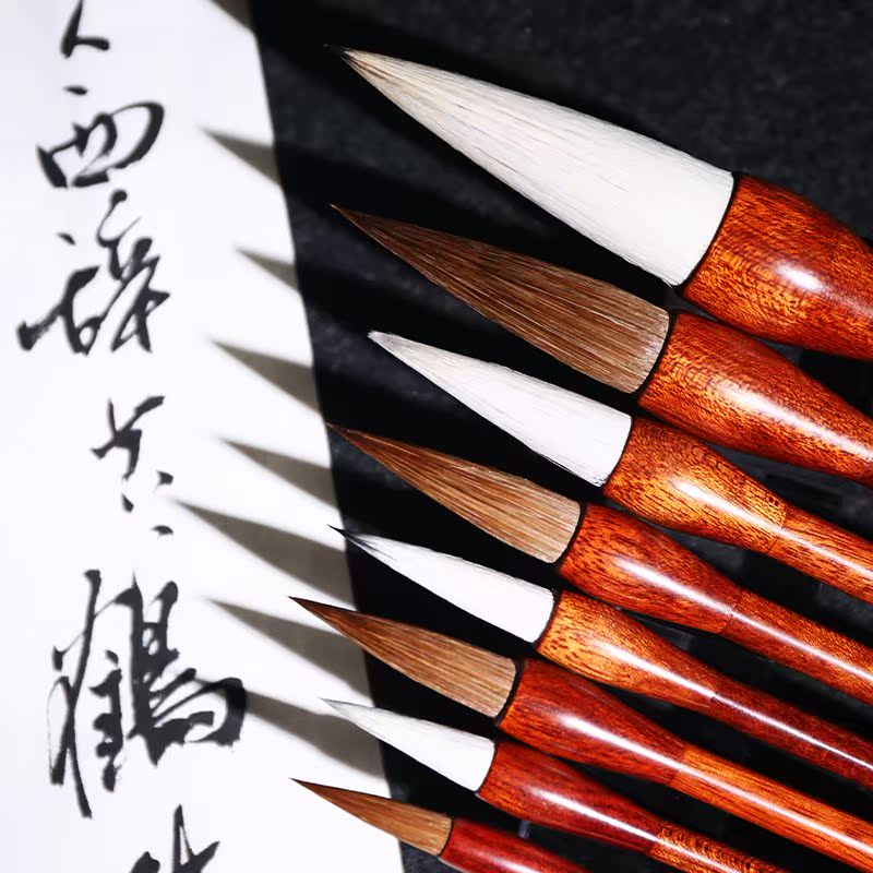 堂品书画毛笔套装高档狼毫兼毫国画专业级湖州善莲湖笔大中小楷联|ruв категории электронный словарь/электрический бумажных книг/канцелярские принадлежности, рисовальный прибор/живописи материалов/каллиграфия товаров, кисть - от Buy2taobao.com для оказания профессиональной услуги покупки агента Taobao