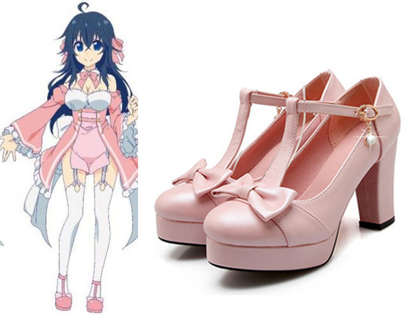 game Wife Probably girl student Jade placed son cosplay shoes Pink high heelsin the Play mode/Anime/Periphery/cos/Board games , Cosplay Apparel/Props/Service , COSPLAY Fitting/Props/Doll clothes category - from Buy2taobao.com to provide professional Taobao agent buy service