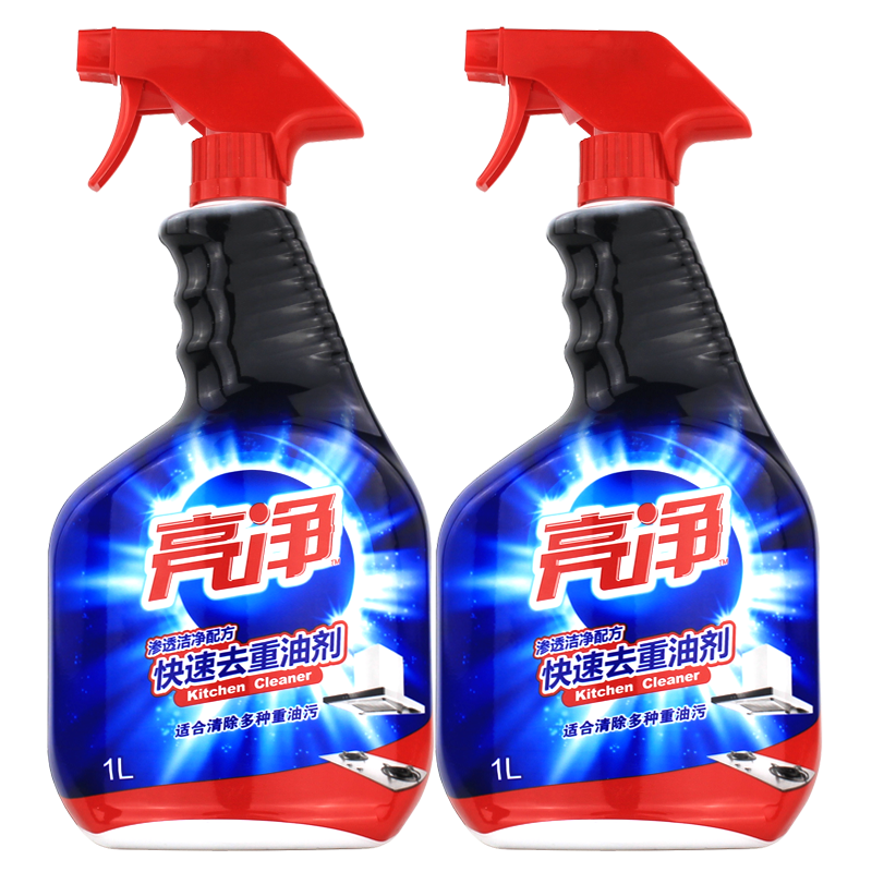 亮净快速去重油剂渗透洁净配方1L*2瓶 强效厨房油污净油污清洁剂|ruв категории туалетные чище/санитарно - гигиенических салфеток/бумага/Ароматерапия, семейной среды уборщиков, нефть чище - от Buy2taobao.com для оказания профессиональной услуги покупки агента Taobao