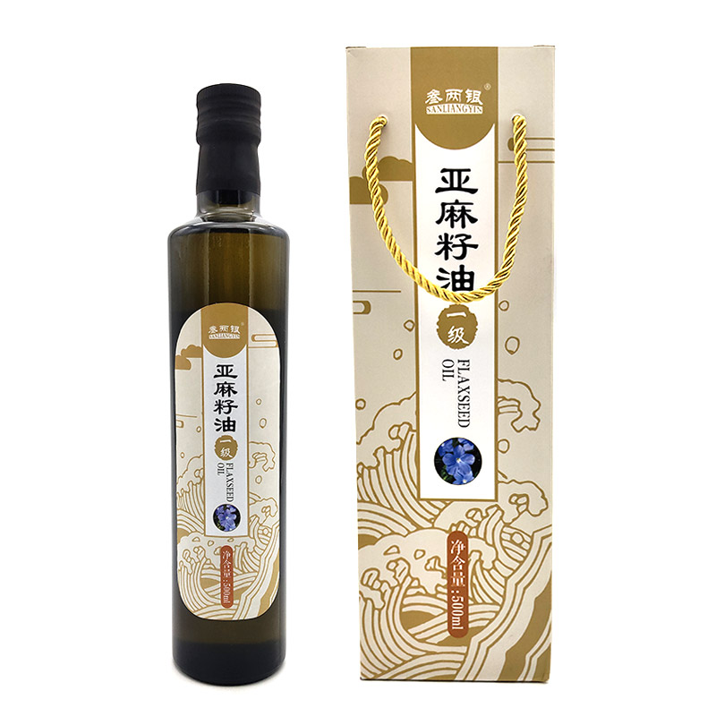 乐农社叁两银亚麻籽油胡麻油冷榨亚麻酸婴儿宝宝辅食500ml包邮|msdalam kategori beras/Utara-Selatan barangan kering/perasa, minyak masak/minyak berperisa, lain - dari Buy2taobao.com untuk memberikan perkhidmatan ejen Taobao profesional membeli