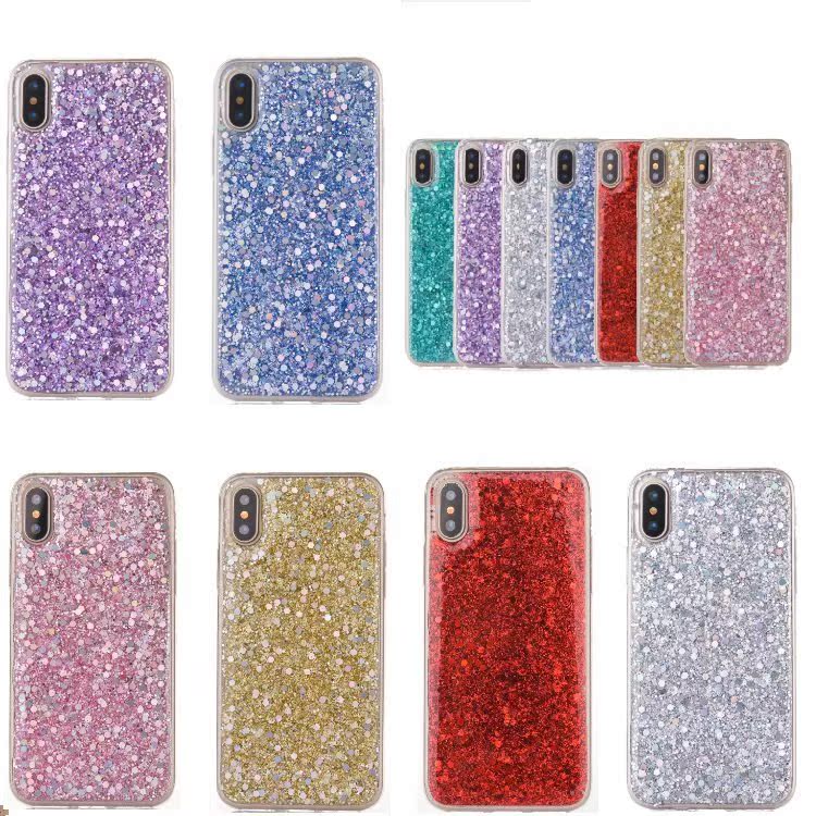 A630适用苹果iPhoneX珠片闪粉手机壳 iPhone8滴胶手机壳TPU保护套|ruв категории спортивный костюм/досуг одежды, спортивный свитер/свитер - от Buy2taobao.com для оказания профессиональной услуги покупки агента Taobao