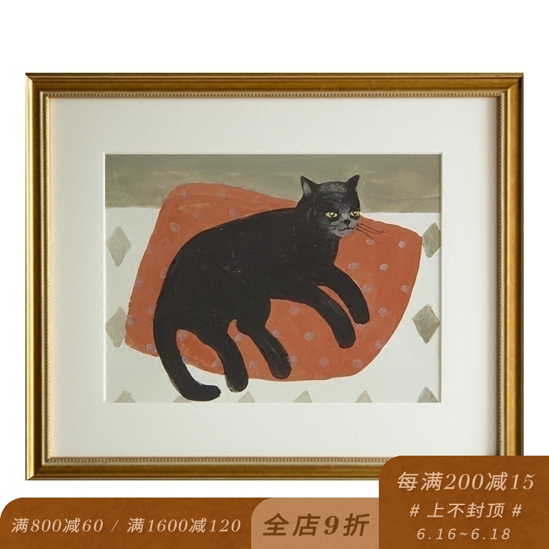 Mary Fedden 大师装饰画世界名画小众卧室艺术挂画金色框水彩插画在类目 家居饰品, 装饰画, 现代装饰画中 - 来自Buy2taobao.com提供专业的淘宝代购服务