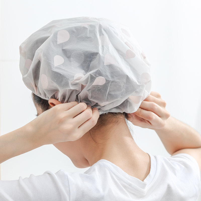 lovely waterproof Shower cap adult Bathing cap take a shower shower thickening Headgear kitchen Cooking Lampblack Hatin the Family/Personal Cleaning Tools , Personal care cleaning appliances , Shower cap category - from Buy2taobao.com to provide professional Taobao agent buy service