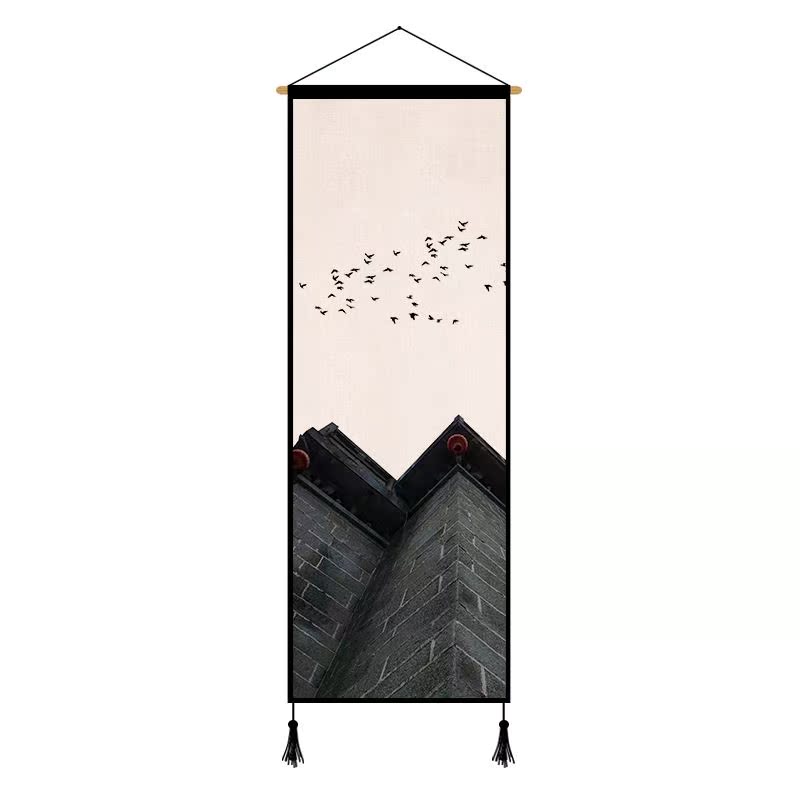 中式布藝挂畫書房休息室民宿裝飾挂毯沙發背景牆裝飾畫牆畫在類目 居家布藝, 掛毯/壁毯中 - 來自Buy2taobao.com提供專業的淘寶代購服務