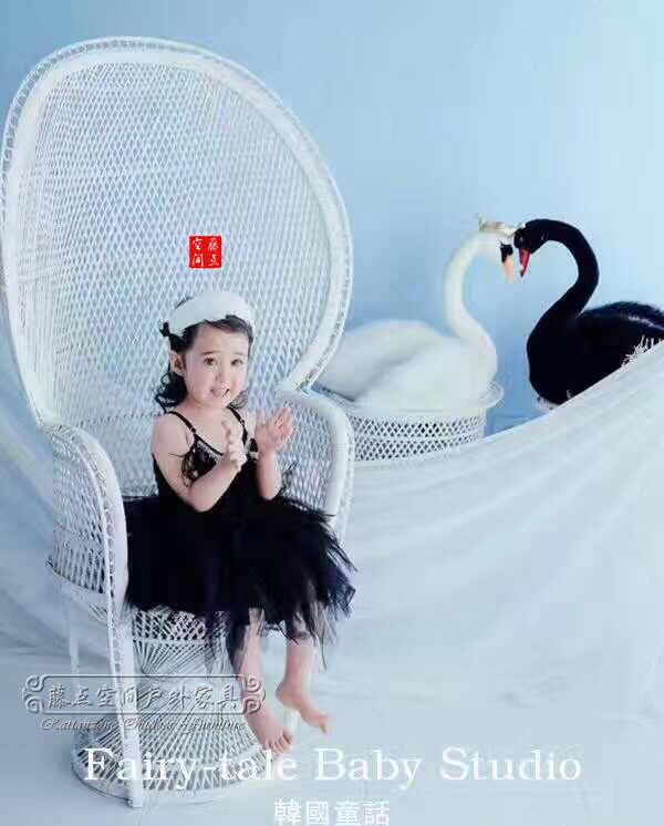 originality outdoors furniture the republic of korea fairy tale swan children Photography Dedicated Virtual decorate prop combination Rattan chairsin the Residential furniture , Outdoor/Patio furniture , Chairs Kit category - from Buy2taobao.com to provide professional Taobao agent buy service