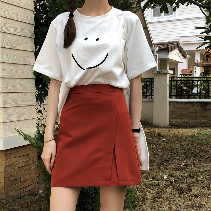 乌77 不规则压褶设计A字裙 韩版高腰显瘦后拉链纯色西装裙半身裙在类目 女装/女士精品, 半身裙中 - 来自Buy2taobao.com提供专业的淘宝代购服务