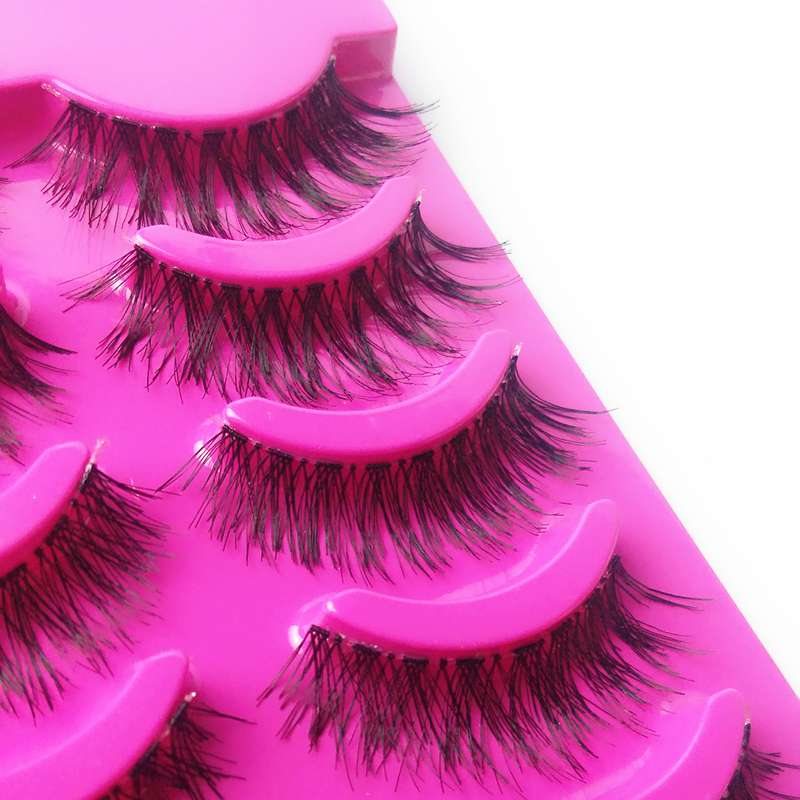 Taiwan Handmade false eyelashes transparent overlapping Chaos Nude make-up natural Fidelity 5 eyelashin the Makeup/Perfume/Beauty tools , False eyelashes category - from Buy2taobao.com to provide professional Taobao agent buy service