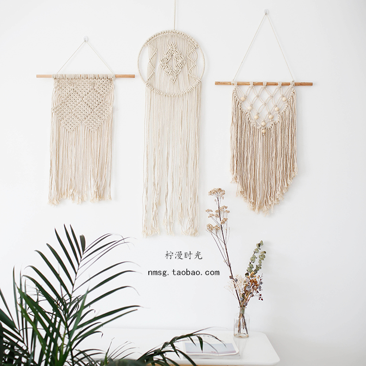 Time Living Room Furniture Soft loading Europe and America Retro manual Northern Europe weave Tapestries Wall hangings Cotton door curtain Wall hangingin the Home Fabric , Tapestry/Tapestry category - from Buy2taobao.com to provide professional Taobao agent buy service